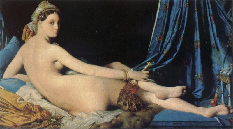 Jean Auguste Dominique Ingres grande odalisque Spain oil painting art